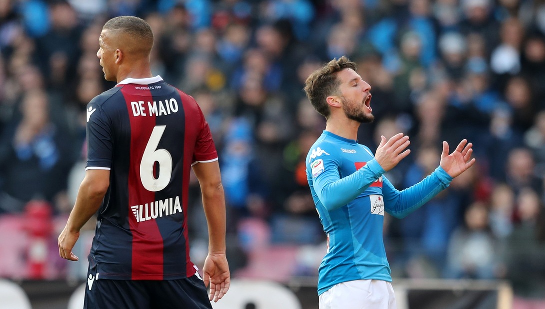 Serie A Napoli-Bologna 3-1, il tabellino