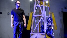 Al Piccolo Eliseo Finocchiaro e Troiano in Lampedusa