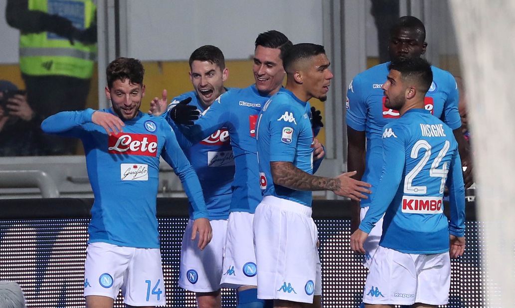 Serie A Benevento-Napoli 0-2, il tabellino