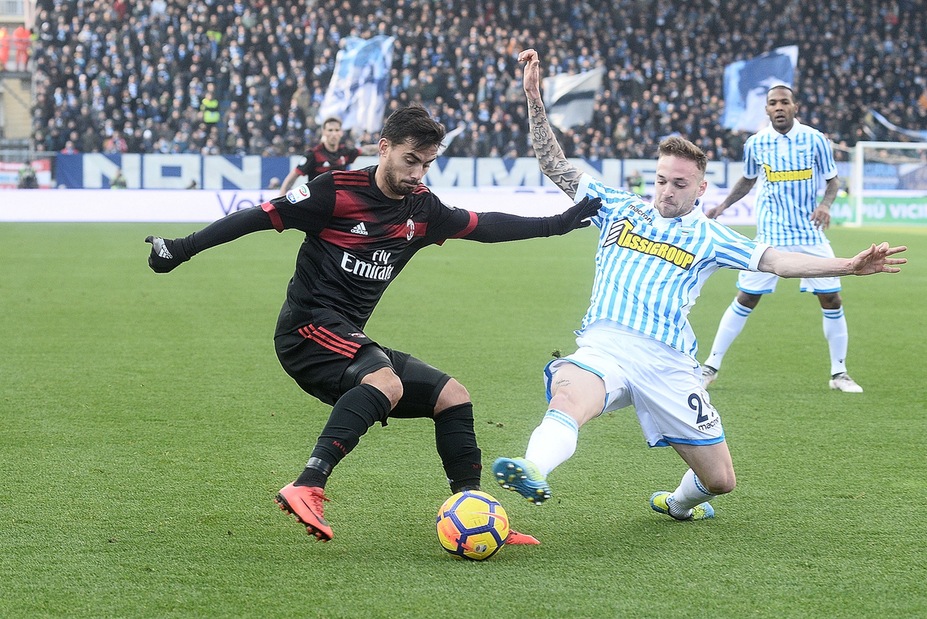 Serie A Spal-Milan 0-4, il tabellino