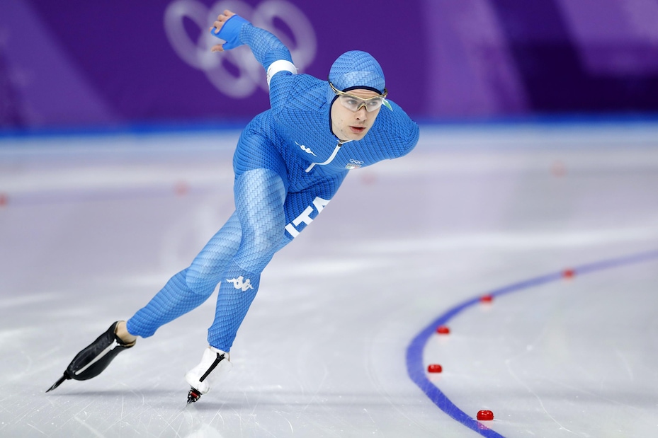 Pattinaggio velocità, Tumolero bronzo nei 10.000