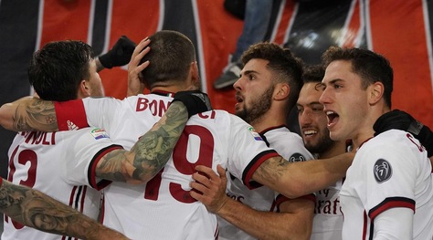 Roma-Milan 0-2: all'Olimpico decidono Cutrone e Calabria