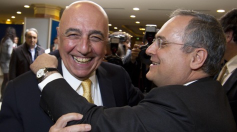 Elezioni, Galliani corre verso il Senato. Niente da fare per Lotito