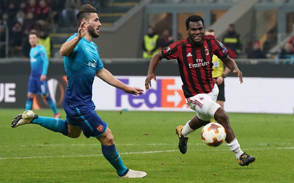 Europa League Milan-Arsenal 0-2, il tabellino