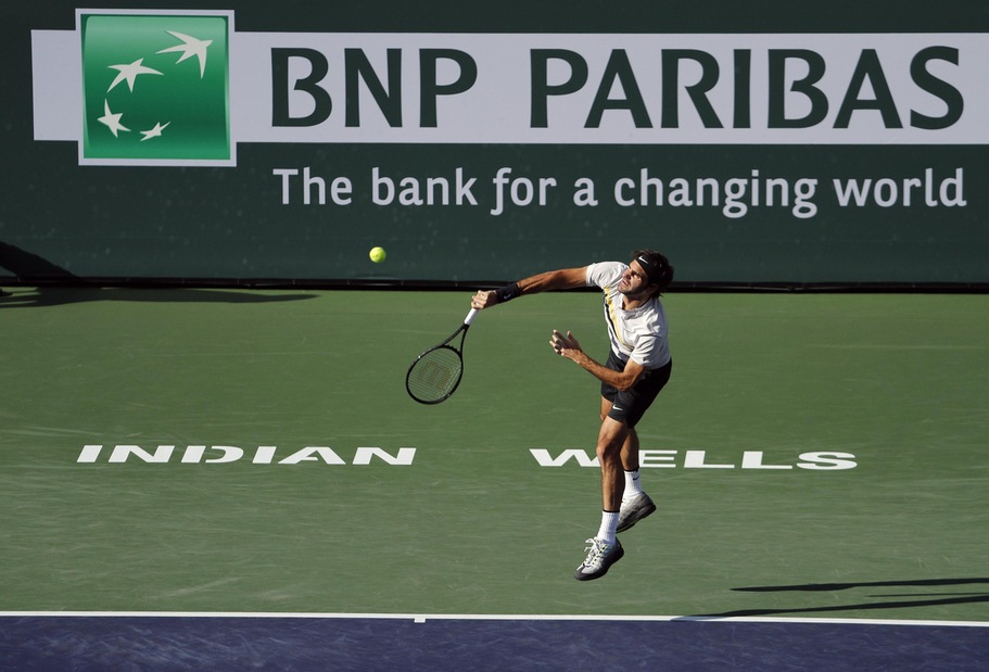 Indian Wells, Federer ai quarti 