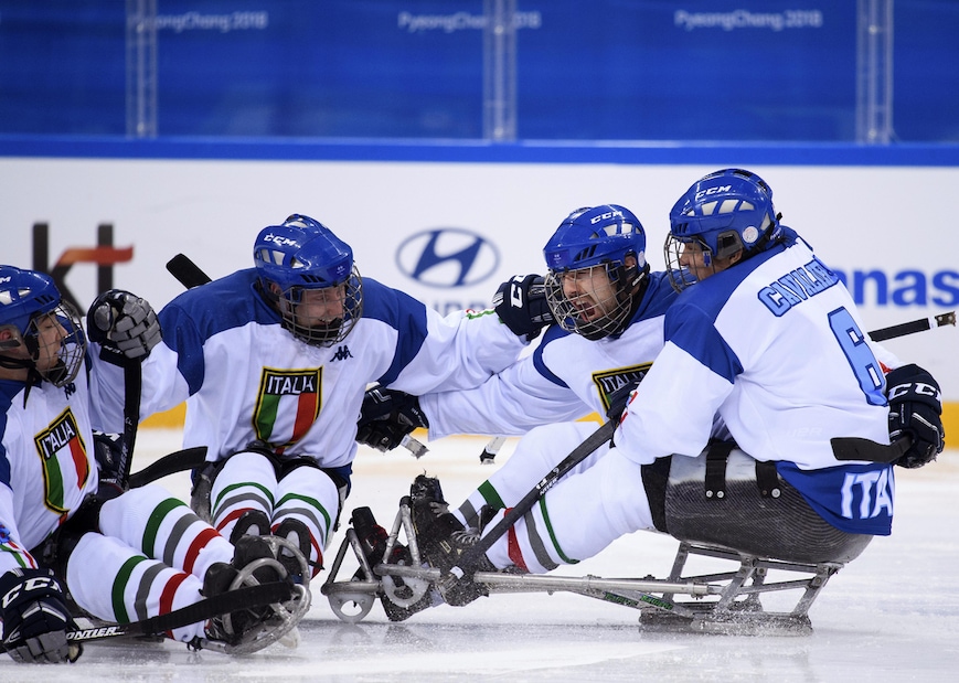Paralimpiadi, ice hockey: Italia battuta in semifinale