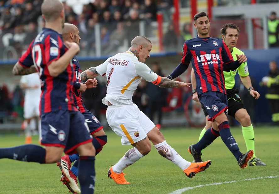 Serie A Crotone-Roma 0-2, il tabellino