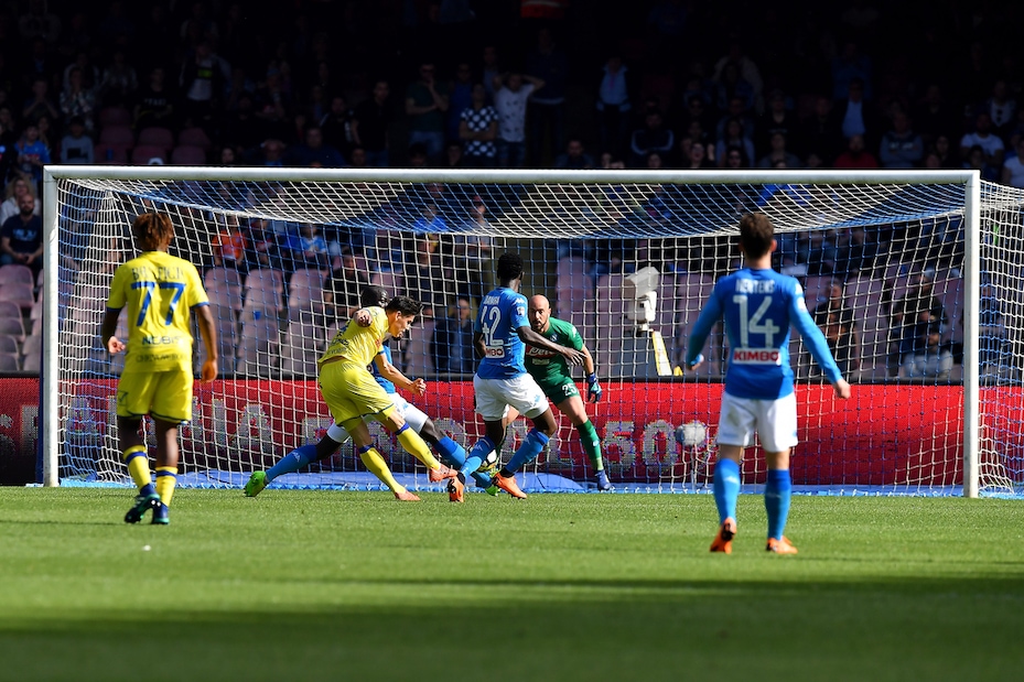 Serie A Napoli-Chievo 2-1, il tabellino