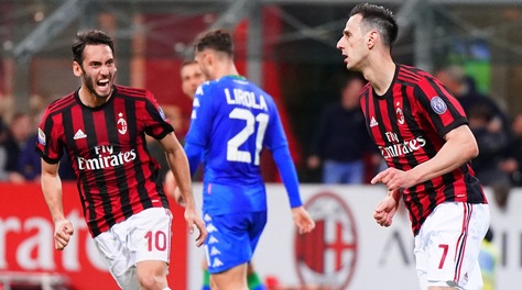 Serie A, Milan-Sassuolo 1-1: Kalinic risponde a Politano