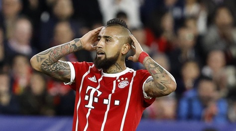 Bayern, stagione finita per Arturo Vidal