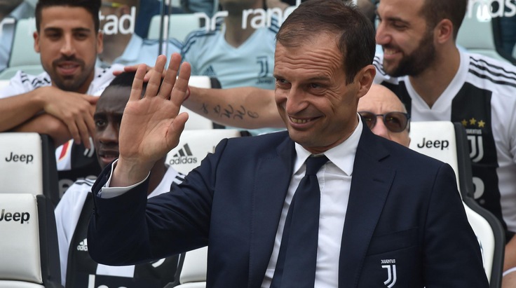 Juventus, Allegri: «Sono il sostituto ideale di... Allegri»