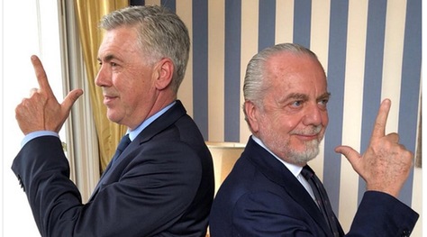 Napoli, auguri social a Carlo Ancelotti