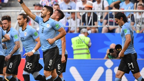 Mondiali 2018, Uruguay-Russia 3-0; Arabia Saudita-Egitto 2-1