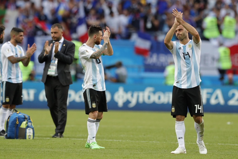 Argentina: Mascherano in lacrime dà l'addio alla Nazionale