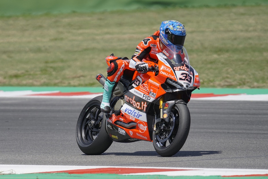 Superbike, Melandri: «Ho dato spettacolo»