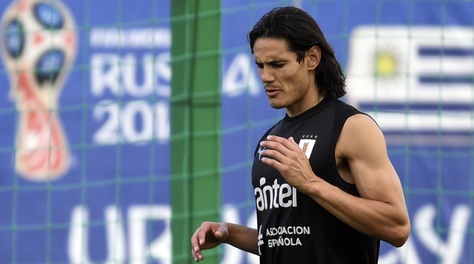 Napoli, De Laurentiis jr: «Cavani, che bello!»