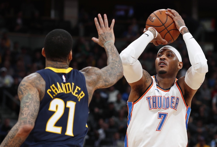 NBA, Carmelo Anthony agli Hawks.  Schroder ad OKC