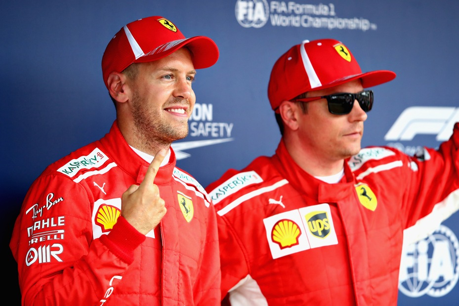 F1 Germania, a metà gara comanda Vettel