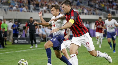 Icc, Tottenham-Milan 1-0: N'Koudou gol, Bonucci in panchina