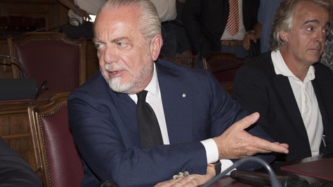 Napoli, De Laurentiis: «Non arriveranno altri attaccanti»