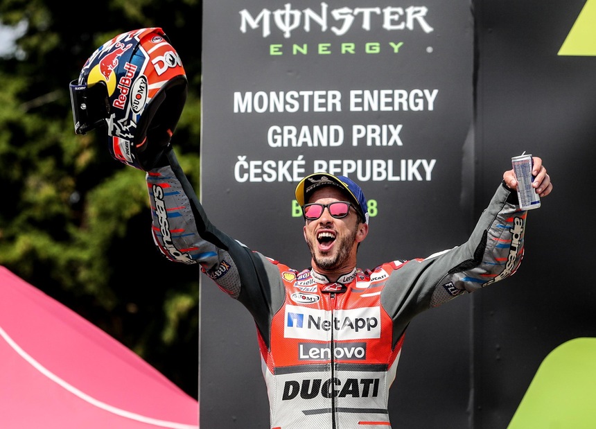 MotoGp Brno, Dovizioso: «Un grandissimo weekend»