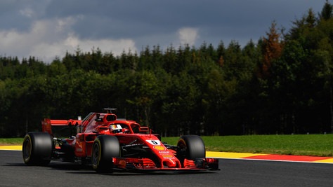 F1 Belgio, Libere 1: exploit Vettel, 4° Raikkonen
