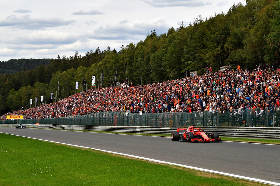 F1 Belgio, comanda Vettel. Hamilton secondo