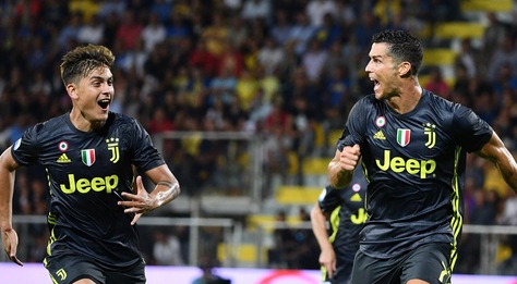 Frosinone-Juventus 0-2: decidono Ronaldo e Bernardeschi