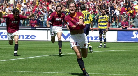 Totti: «Roma-Parma all'ultima? Magari arriva qualcosa...»