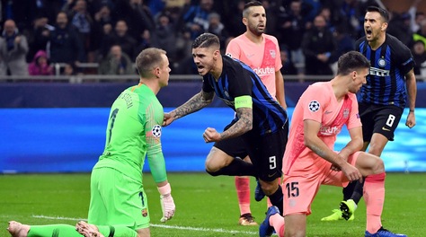 Champions League, Inter-Barcellona 1-1: Icardi risponde a Malcom