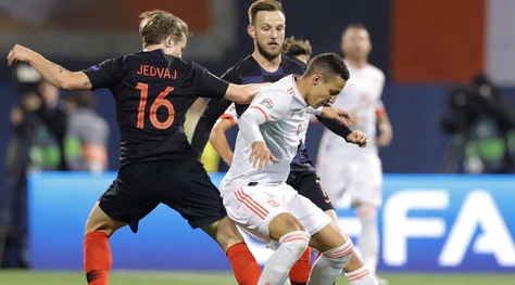 Nations League, festa Croazia con Jedvaj: doppietta e Spagna ko