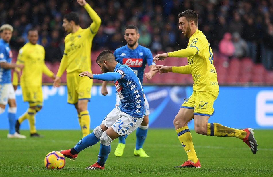 Serie A Napoli-Chievo 0-0, il tabellino