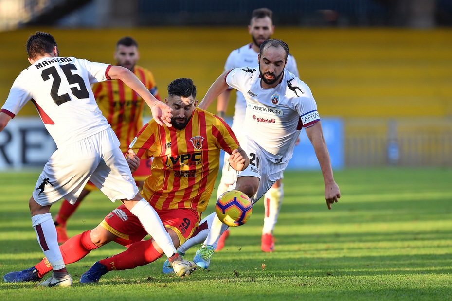 Coppa Italia Benevento-Cittadella 1-0. Decide Bandinelli