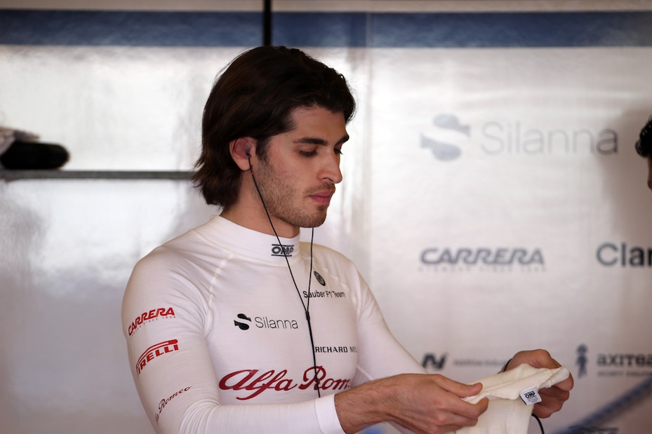 F1 Sauber, Giovinazzi: «Nessun paragone con Leclerc»