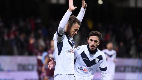 Serie B Salernitana-Brescia 1-3. Donnarumma show: tripletta