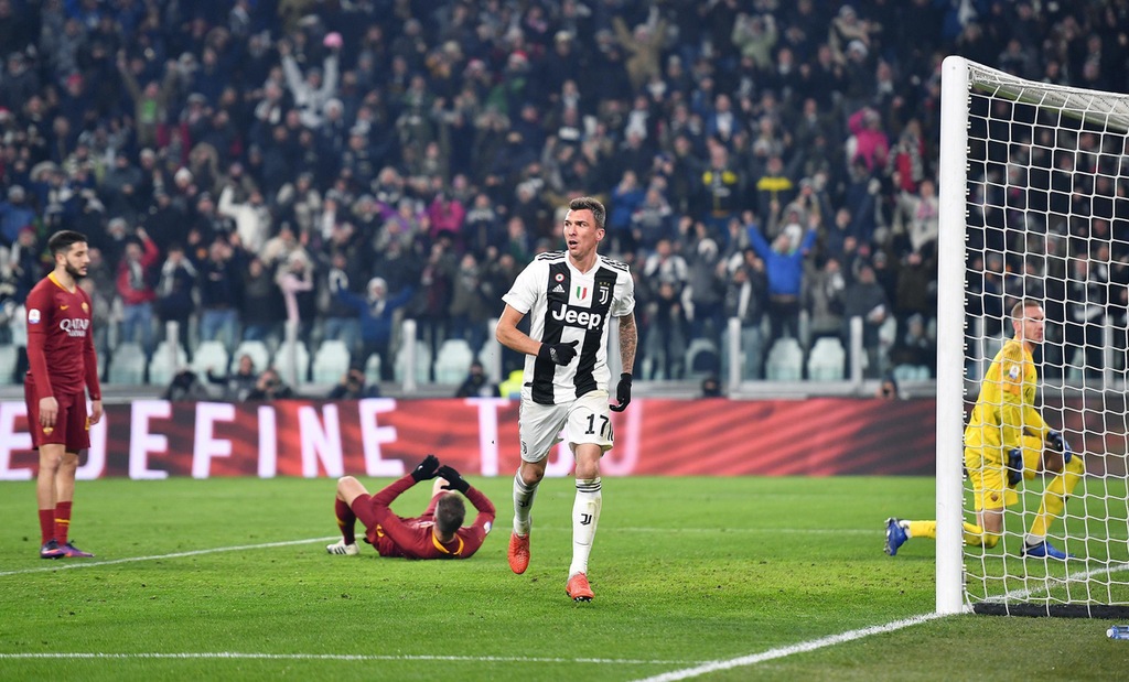 Serie A, Juventus-Roma 1-0: decide Mandzukic al 35'