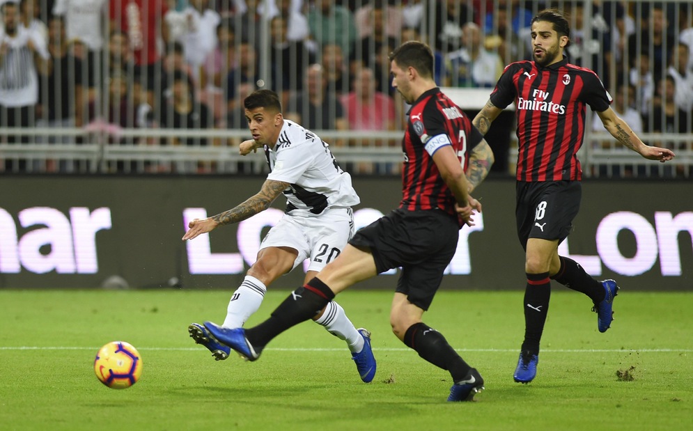 Supercoppa Juventus-Milan 1-0, il tabellino