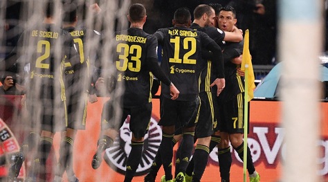 Lazio-Juventus 1-2: Cancelo-Ronaldo e Allegri vola a +11