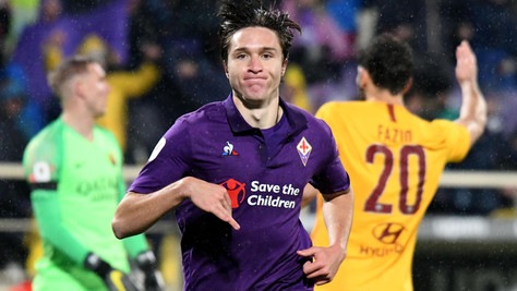 Fiorentina-Roma 7-1: uragano Chiesa su Di Francesco