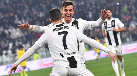 Juventus-Frosinone 3-0: Dybala-Bonucci-CR7, ora l'Atletico