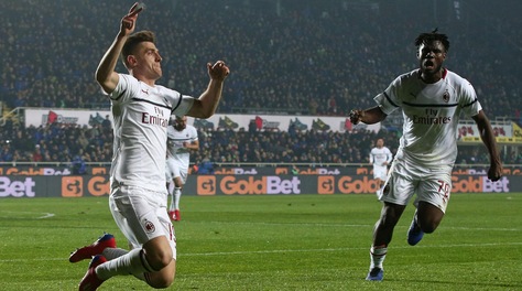 Serie A, Atalanta-Milan 1-3: doppio Piatek, sfida Ronaldo 