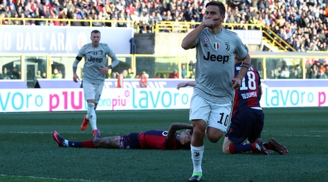 Bologna-Juventus 0-1: Dybala entra e decide