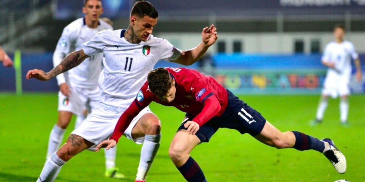 Repubblica Ceca-Italia U21 1-1: Scamacca gol, poi l’autorete di Maggiore