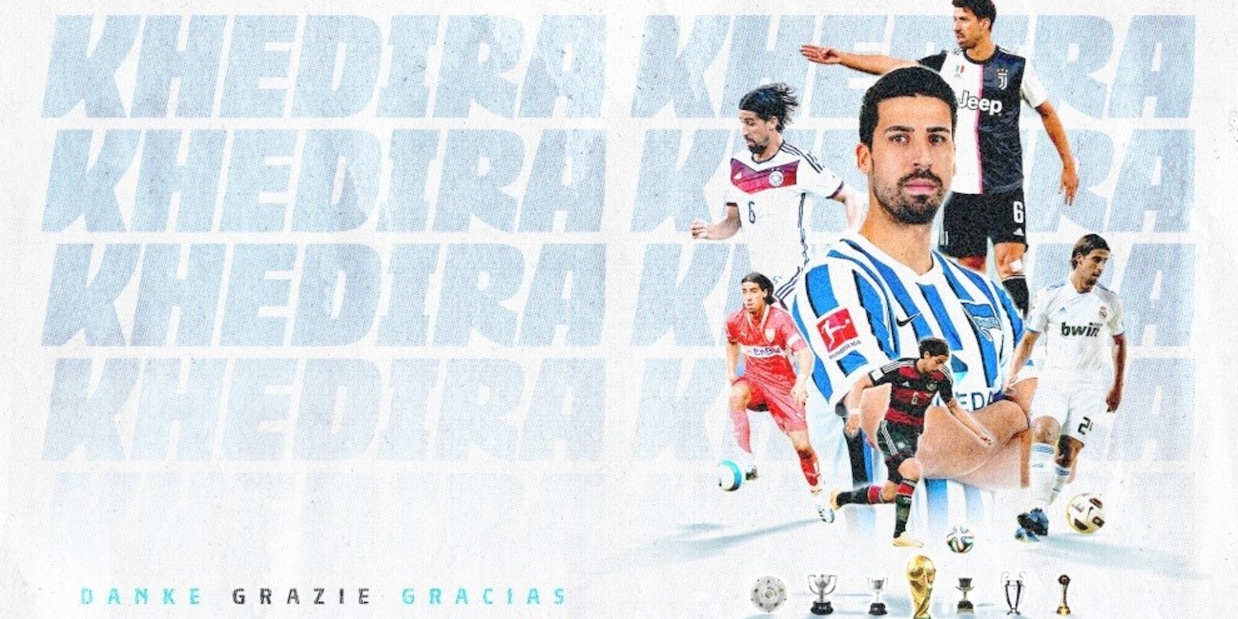 Khedira lascia il calcio: annuncio ufficiale dell'Hertha Berlino