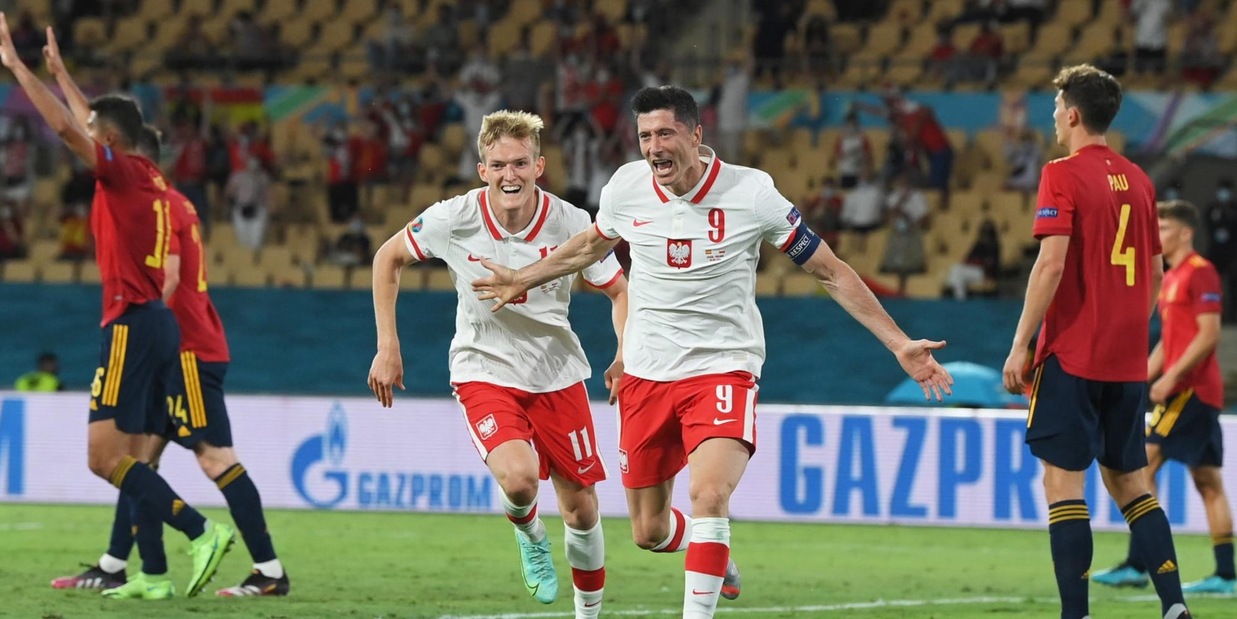 Spagna-Polonia 1-1: Lewandowski risponde a Morata