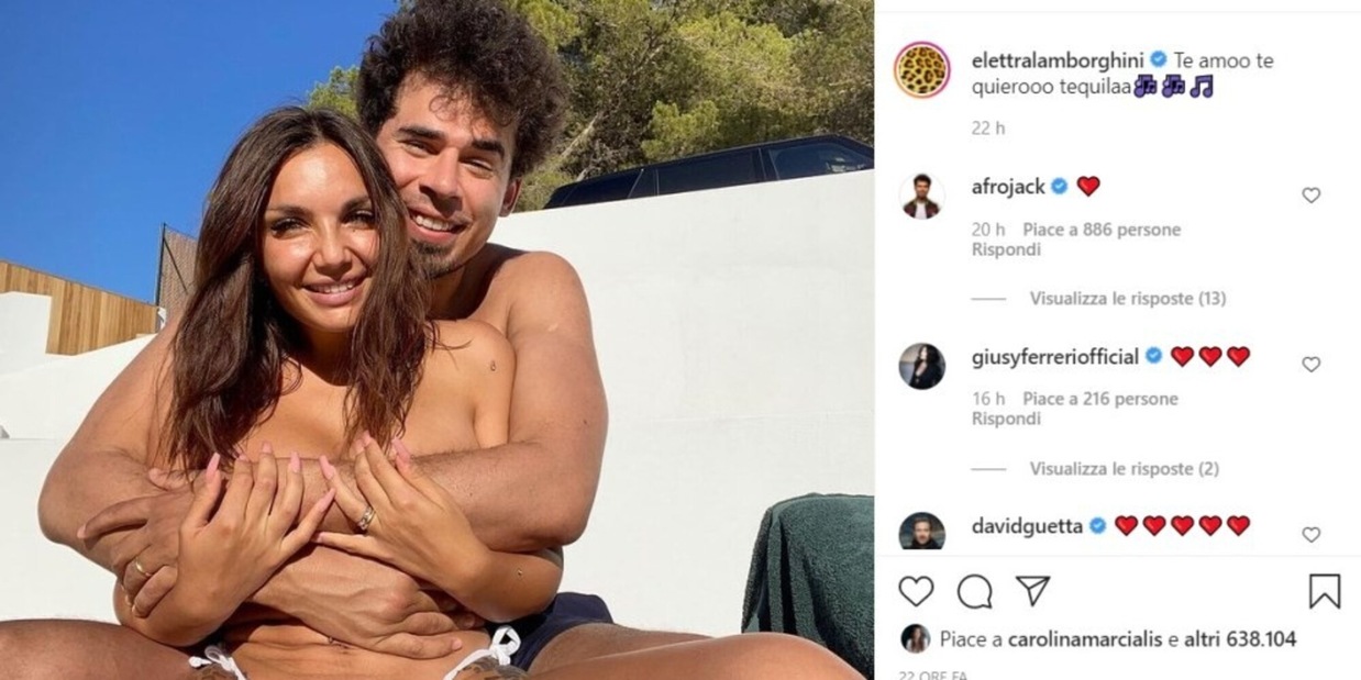 Elettra Lamborghini incinta? Fans scatenati sui social