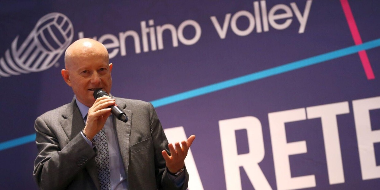 Bruno Da Re nuovo presidente della Trentino Volley Bruno Da Re nuovo presidente della Trentino Volley