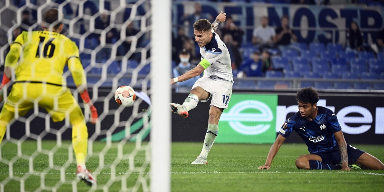 Lazio-Marsiglia 0-0: Sarri si ferma al pari, Immobile alla traversa