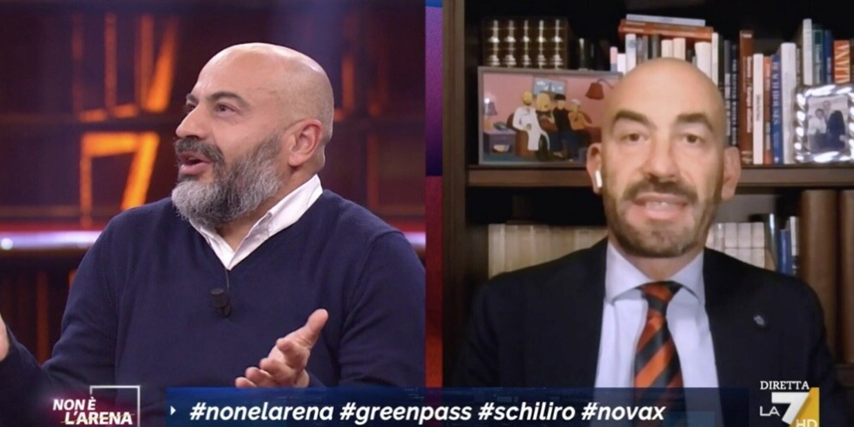 Rissa in tv tra Bassetti e Paragone: scatta la querela per diffamazione