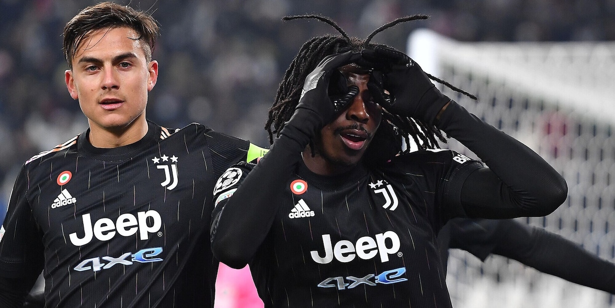 Juve-Malmoe 1-0: Kean decide, Allegri è primo